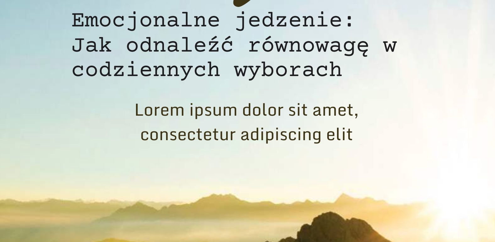 E-book Emocjonalne jedzenie: Jak odnaleźć równowagę w codziennych wyborach